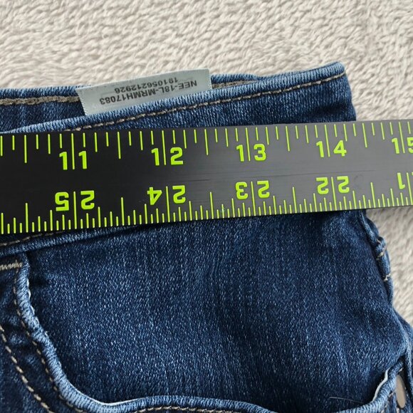 Lee Riders Womens Jeans Size 6M Midrise Bootcut Leg Blue Dark Denim Casual - Picture 5 of 16